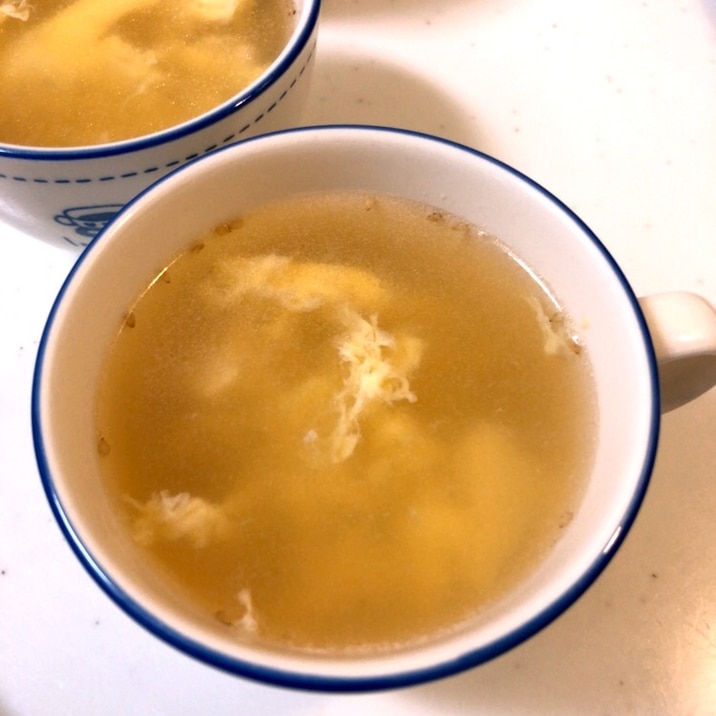 豆腐と玉子のヘルシースープ♪